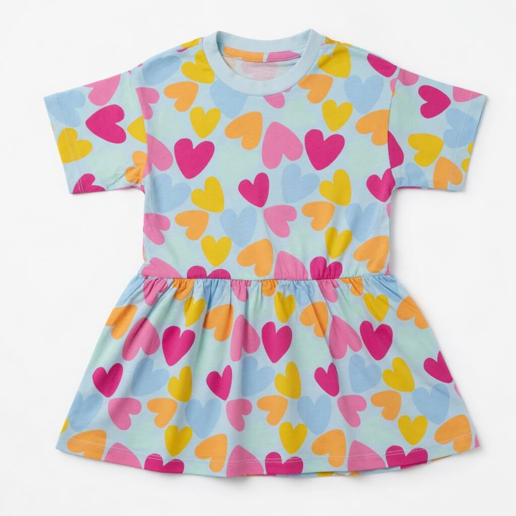 HEARTS ALLOVER FROCK