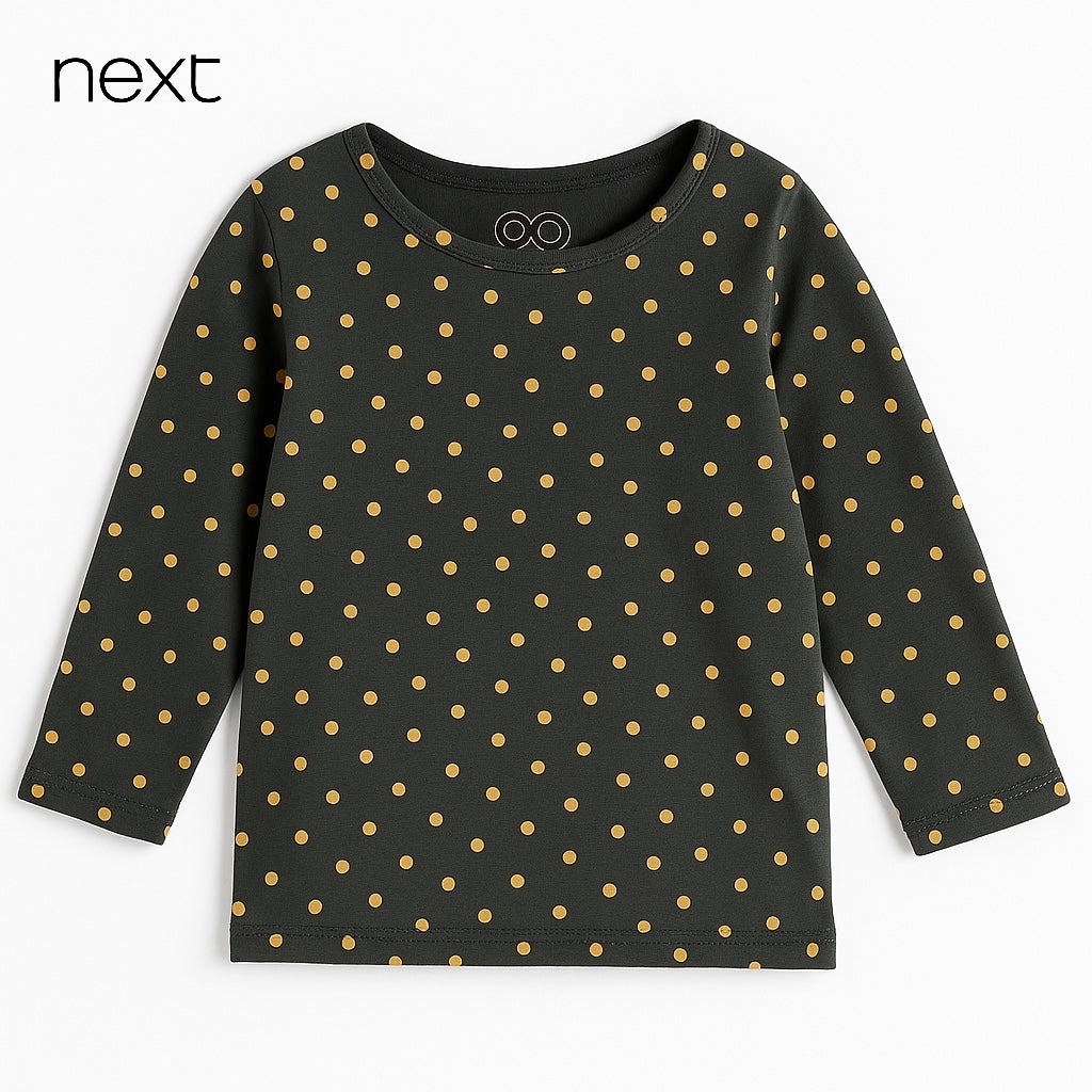 N polka dots t-shirt