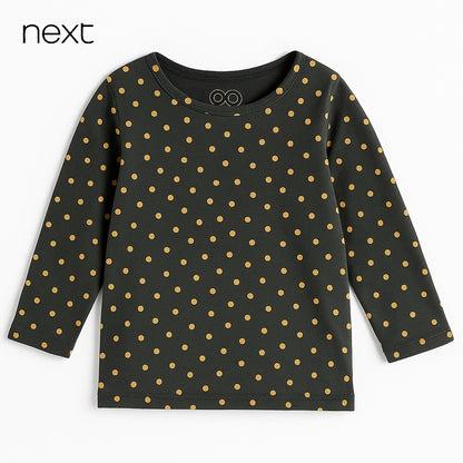 N polka dots t-shirt