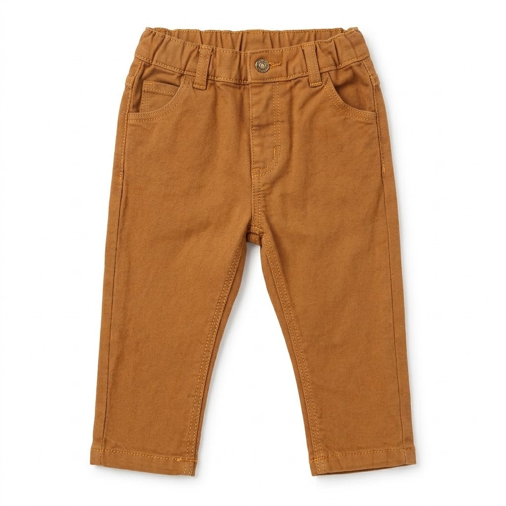 DARK BROWN COTTON PANT