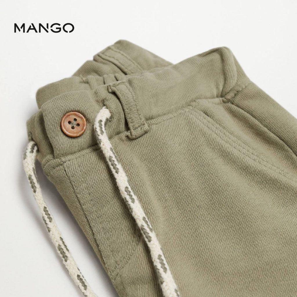 M button shorts green