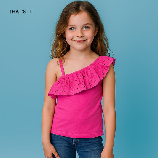 RUFFLE TOP PINK