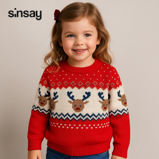 SELF PRINT WOOVEN SWEATER UNISEX