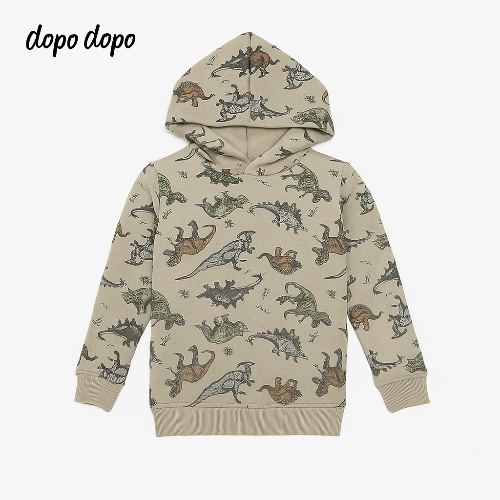 DINO LIGHT BROWN HOOD