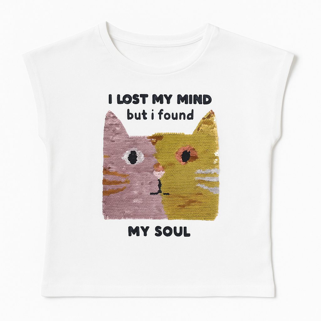 Found my soul t-shirt white