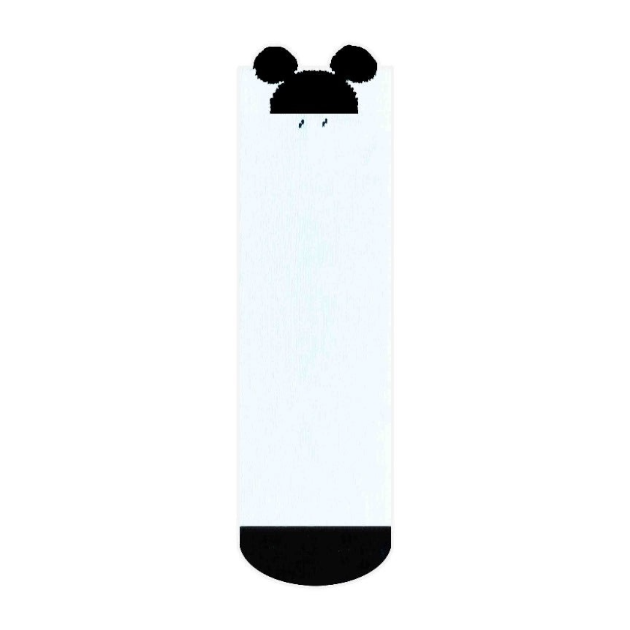 EARS WHITE AND BLACK SOCKS