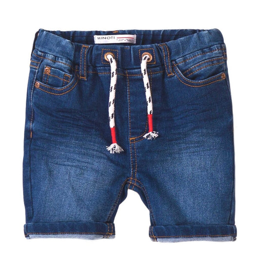 Mino dark blue denim shorts