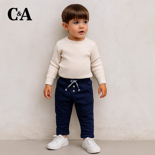 BUTTON DOWN TEXTURE TROUSER