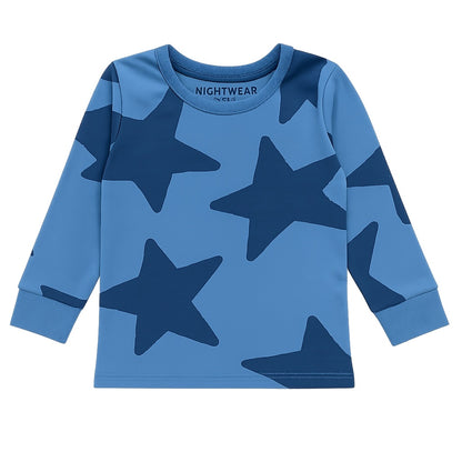 STARS ALLOVER BLUE T-SHIRT