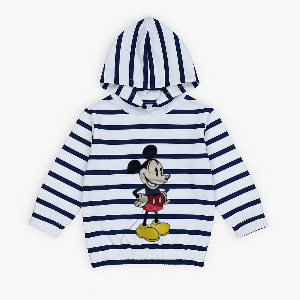 STRIPE CARTOON HOOD