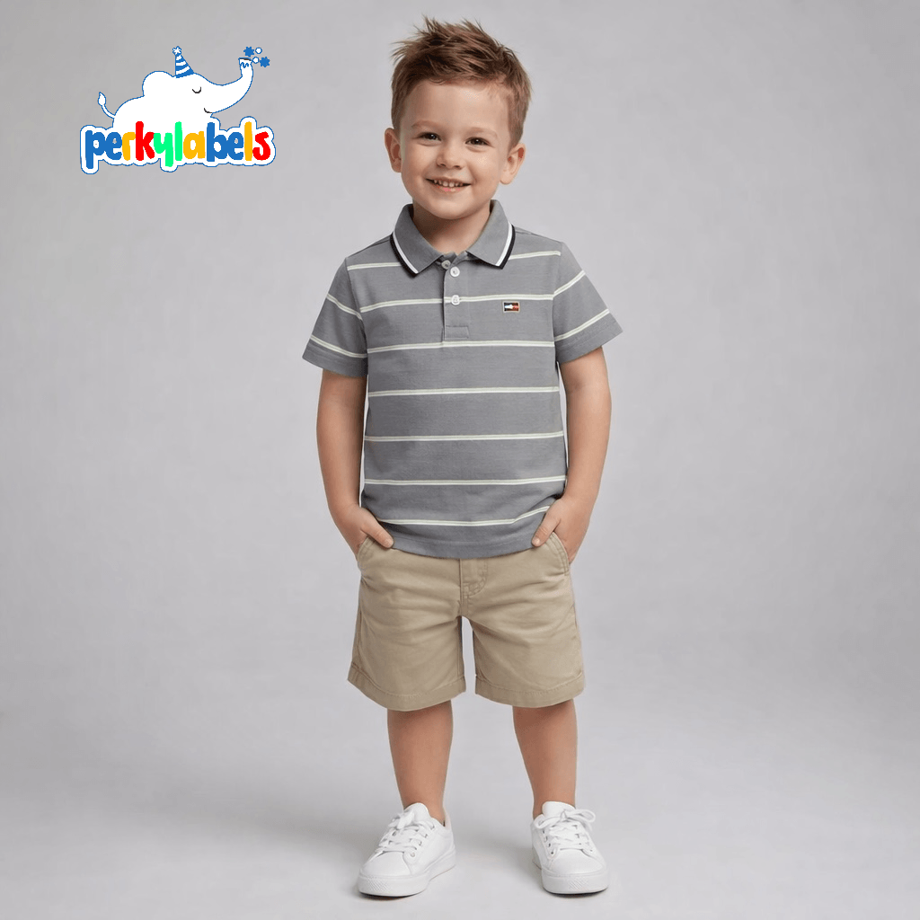 GREEN STRIP POLO SHIRT