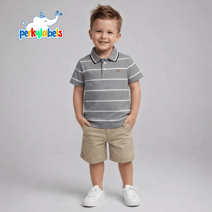 GREEN STRIP POLO SHIRT