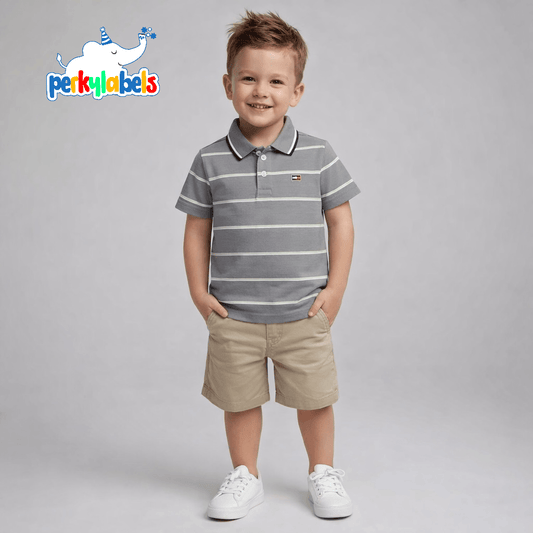 GREEN STRIP POLO SHIRT