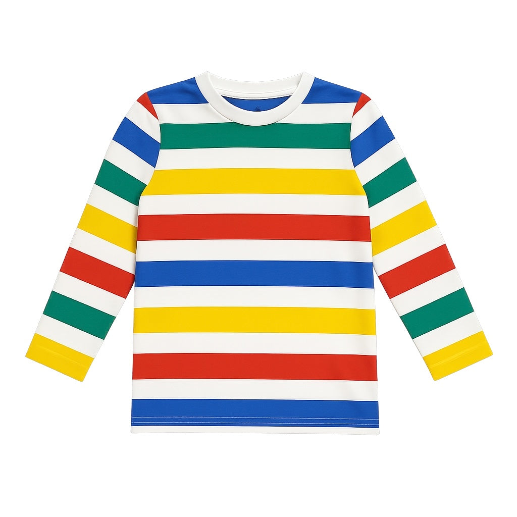 COLOURFUL STRIPE T-SHIRT