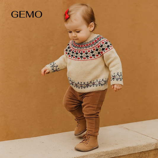 FASHION WOOL SWEATER BROWN