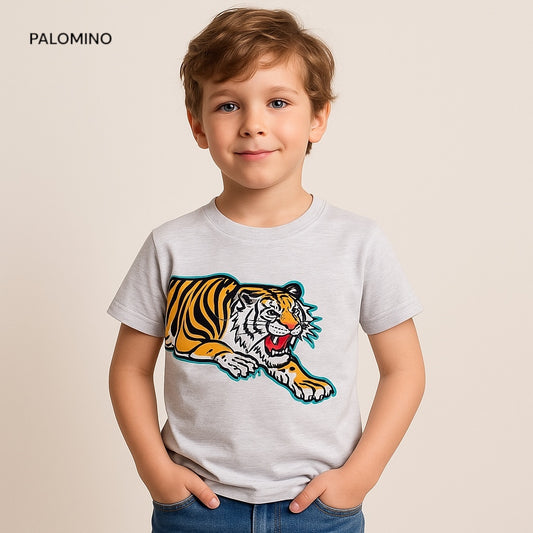 Tiger appliqué t-shirt