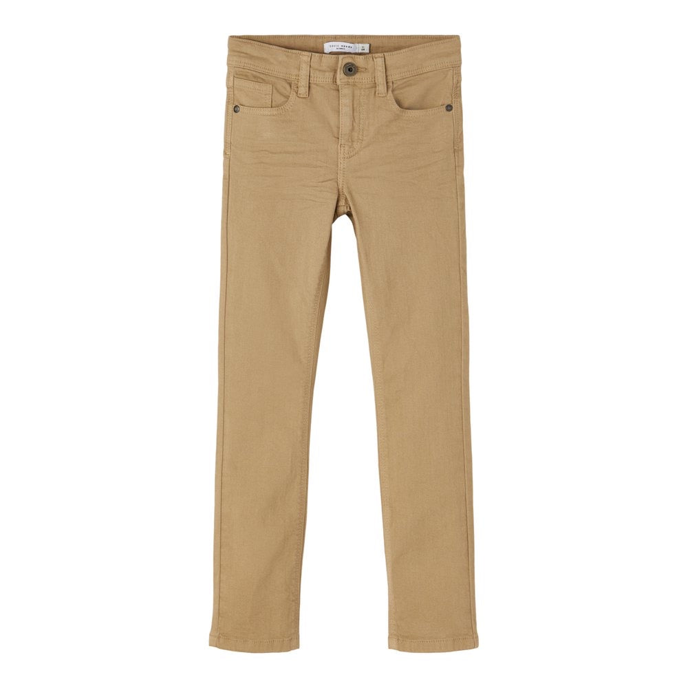 Khaki Denim Cotton Pant