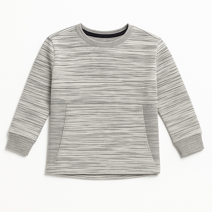 HEATHER WHITE SWEATSHIRT