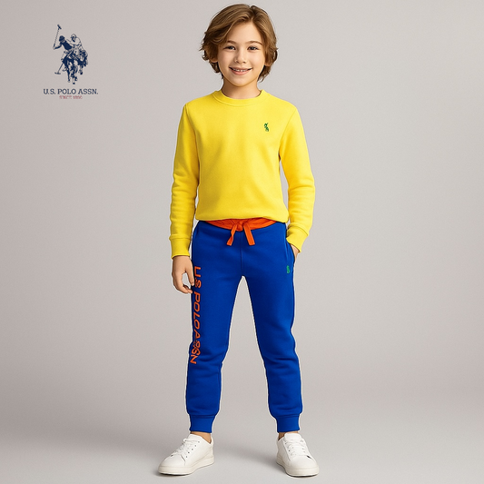ORANGE BLUE TROUSER