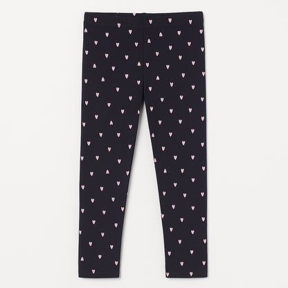 Brown hearts leggings