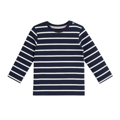 STRIPE NAVY BLUE FULL SLEEVES T-SHIRT