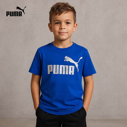 P ROYAL BLUE SHINE PRINT T-SHIRT