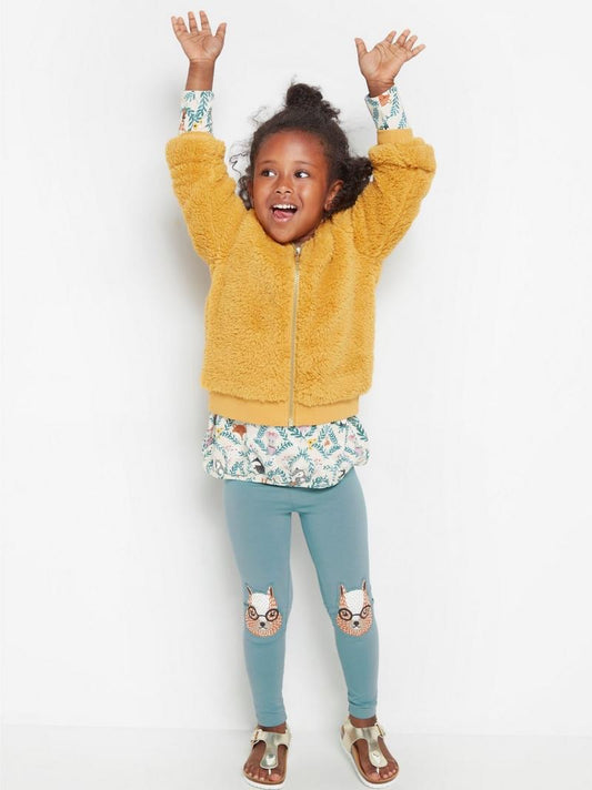 Squirrel print tights