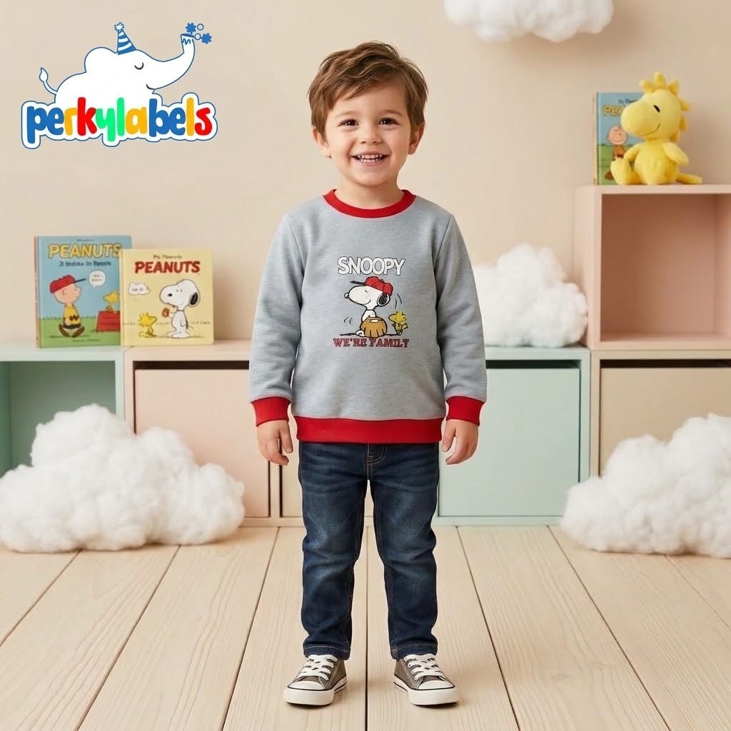 SNOOPY TWO COLOR SWEATSHIRT