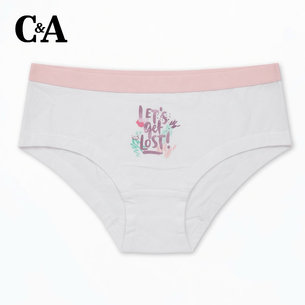 OFF WHITE PRINTED PANTIES