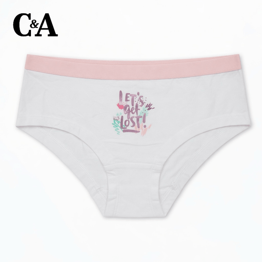 OFF WHITE PRINTED PANTIES