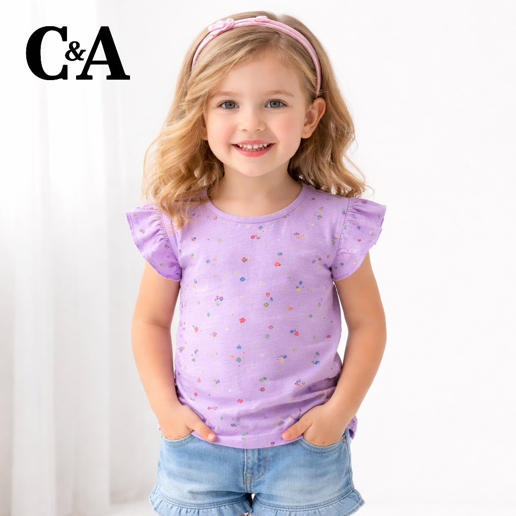 FLORAL ALLOVER PINK T-SHIRT