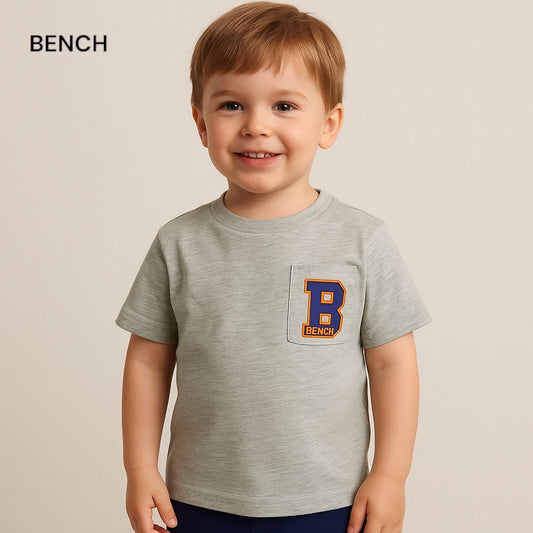 B pocket grey t-shirt