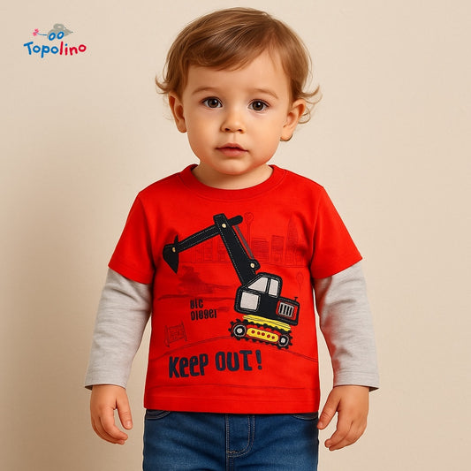 TM embroidery t-shirt
