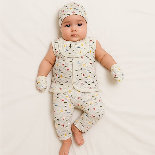 AEROPLANES 5pc SET WITH MITTENS