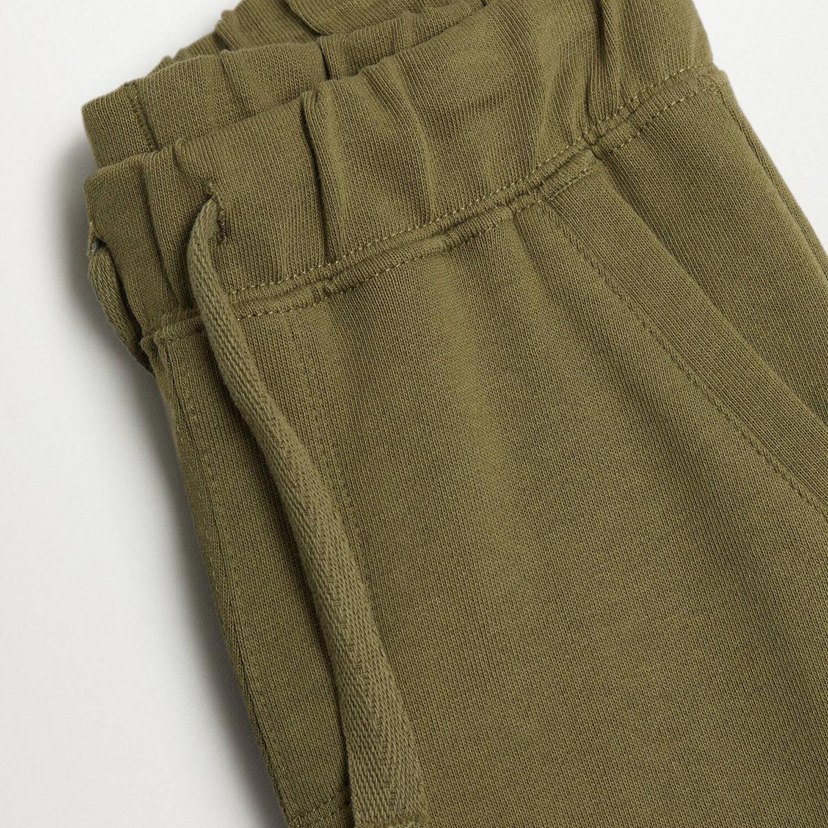 M FOLDED BOTTOM TROUSER GREEN