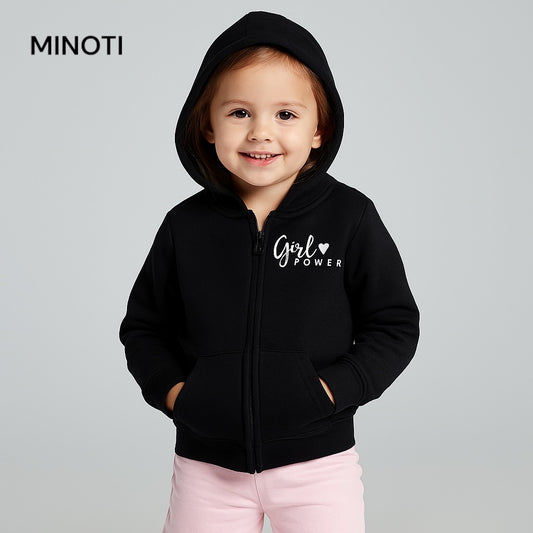 GIRL POWER BLACK HOOD