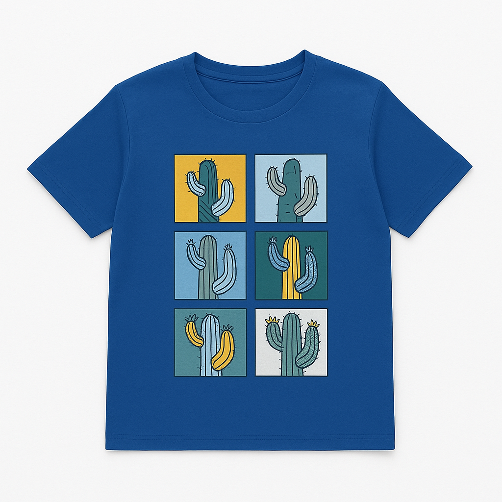 CACTUS BLUE T-SHIRT