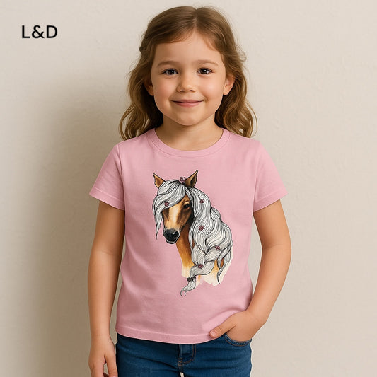 PINK PRINTED T-SHIRT