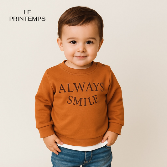 ALWAYS SMILE SWEATSHIRT