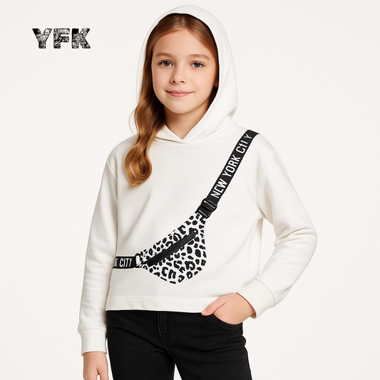CROSS BODY BAG FASHION HOOD WHITE