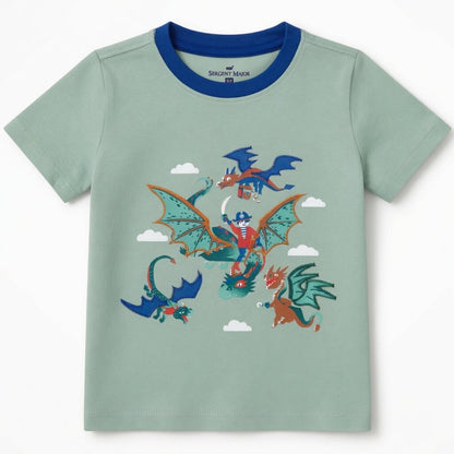 DRAGON EMBROIDERY T-SHIRT