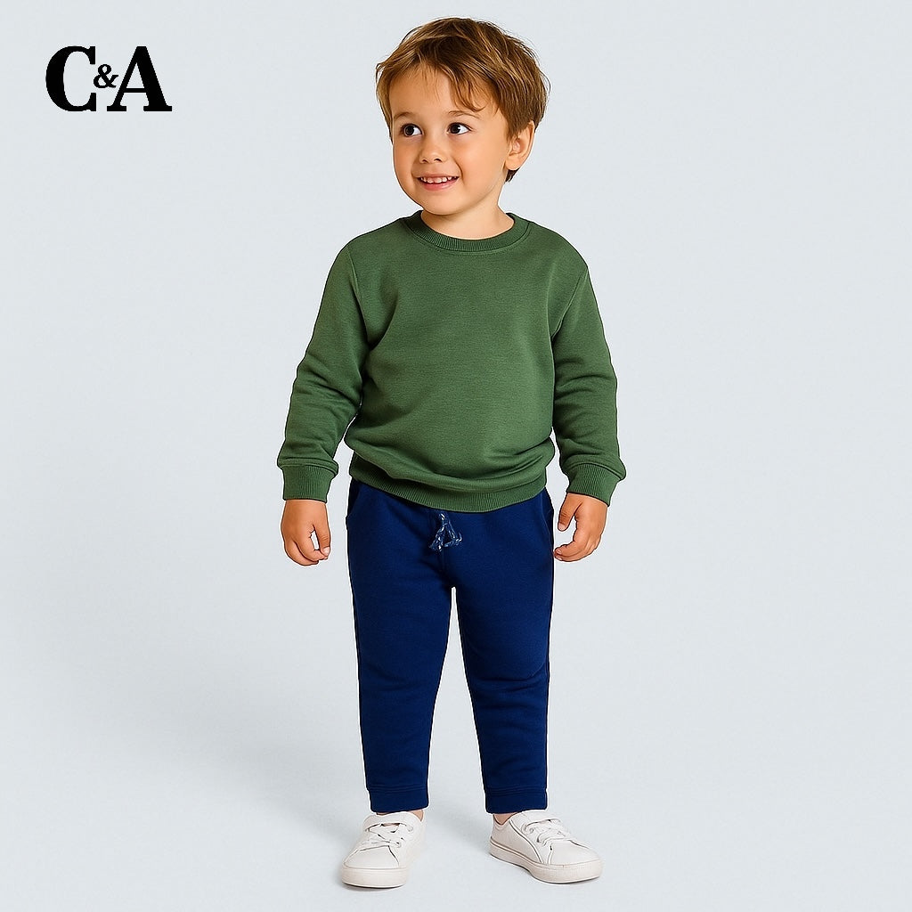 NAVY BLUE FOLDED BOTTOM TROUSER
