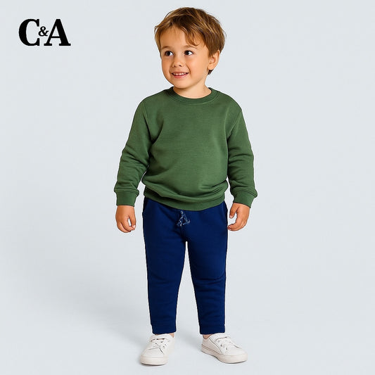 NAVY BLUE FOLDED BOTTOM TROUSER