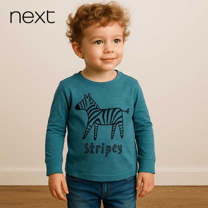 ZEBRA PRINT GREEN T-SHIRT