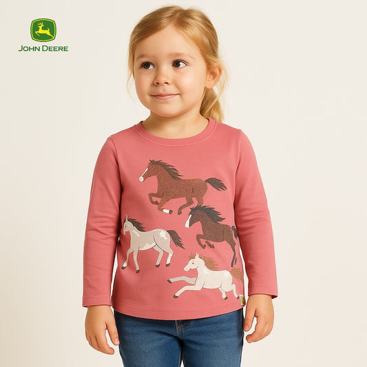 Want to Dress Your Baby in a Fun Horse Run T Shirt