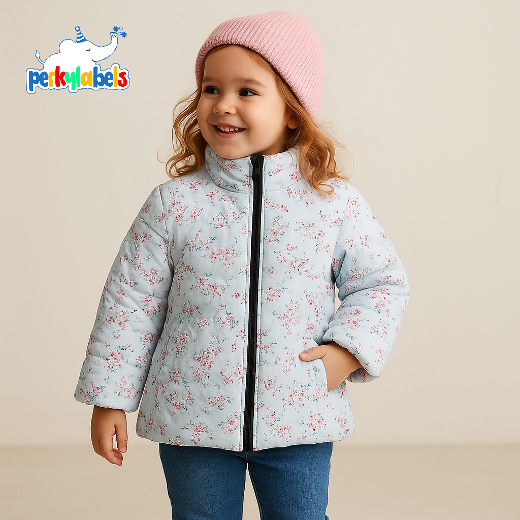 FLORAL PUFFER JACKET