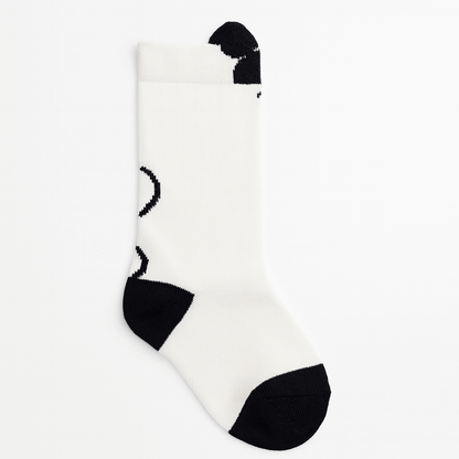 EARS WHITE AND BLACK SOCKS