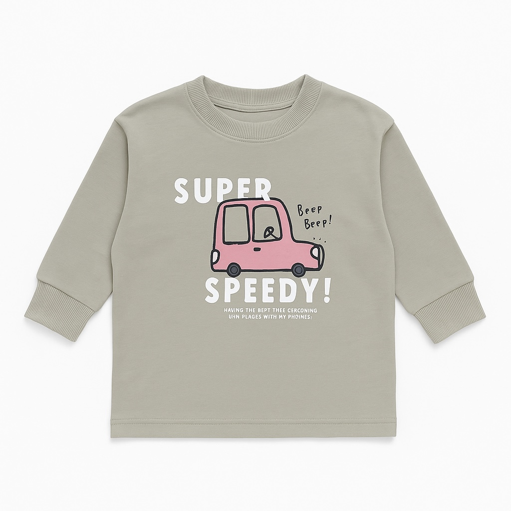 SUPER SPEEDY LIGHT GREEN T-SHIRT