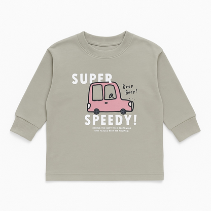 SUPER SPEEDY LIGHT GREEN T-SHIRT