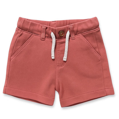 PEACH BUTTON STYLE SHORTS